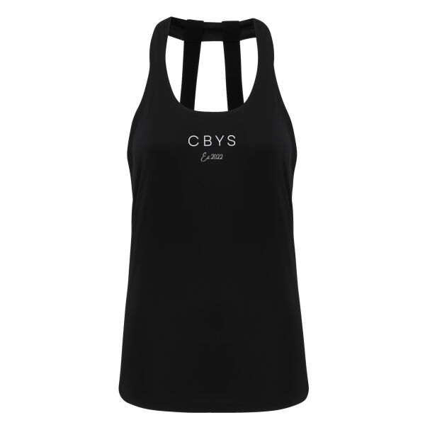 CBYS Double strap vest with text. Thumbnail
