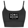 Women’s Strappy Crop Top with Bra Support Thumbnail