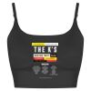 Women’s Strappy Crop Top with Bra Support Thumbnail