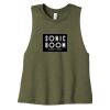 Women's racerback cropped tank Thumbnail