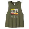 Women's racerback cropped tank Thumbnail
